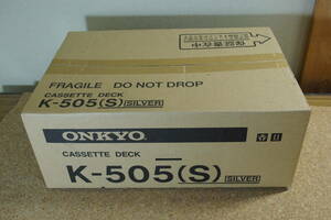 新品　未開封■ONKYO K-505（S） オートリバース　カセットデッキ