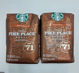 STARBUCKS PIKE PLACE ROAST スターバックス パイク プレイス ロースト(粉)793g×2袋