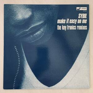 SYBIL / make it easy on me the key tronics remixes // 12” euro R&B ground beat newjack swing