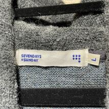 SEVENDAYS＝SUNDAY セブンデイズサンデイ パーカー size L_画像5