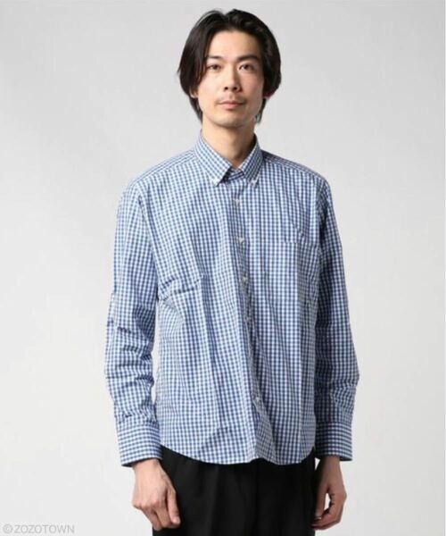 【Perfect Suit FActory】 C-100　ジャケットインシャツ　ショートボタンダウン　長袖