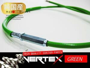 SRX400 90- クラッチワイヤー 5cmロング カラーワイヤー グリーン