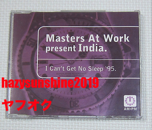 マスターズ・アット・ワーク PRESENT インディア INDIA CD I CAN'T GET NO SLEEP 95 MASTERS AT WORK DAVID MORALES