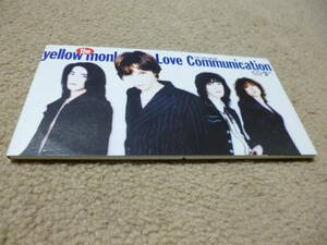 8cm屋）レア！THE　YELLOW　MONKEY「Love　Communication」非売品ステッカー付　８ＣＭ　