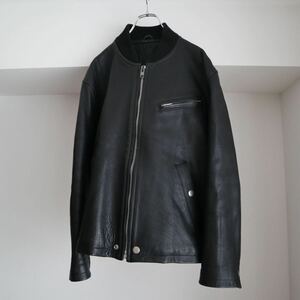AW1990 COMME DES GARONS HOMME Leather Jacket コムデギャルソン オム レザージャケット 90s ライダース 90aw