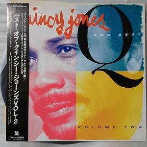 ★★QUINCY JONES ベストオブクインシージョーンズ VOL.2★国内盤 帯付 見本盤 プロモ★アナログ盤 [2996RP