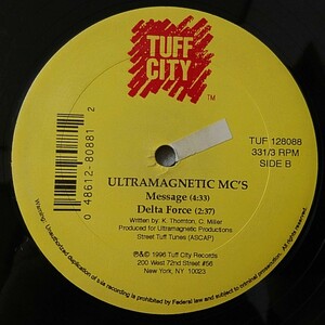 ★★ULTRAMAGNETIC MC'S WATCH YOUR BACK ★US盤 1996 TUFF CITY★アナログ[195NP