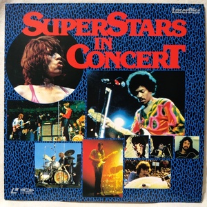 LD SUPER STARS IN CONCERT★ROLING STONES / ANIMALS / CREAM / PINK FLOYD / BLIND FACE etc★ライブ編集盤★レーザーディスク[7835RP