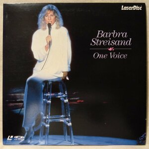 LD バーブラストライザンド 明日への祈り BARBRA STREISAND ONE VOICE★国内盤★レーザーディスク[8349RP