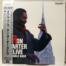 LD RON CARTER ロンカーター ダブルベース★1986年NHKスタジオライブ収録★ 帯・ライナー付 ★レーザーディスク[8039RP_画像1