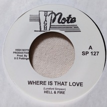 HELL & FIRE WHERE IS THAT LOVE / MULTITUDE DUB ★ ルーツレゲエ 再発盤!!★7インチレコード[7198EP_画像2