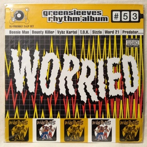 V.A GREENSLEEVES RHYTHM ALBUM #53 WORRIED★レゲエ /ダンスホールコンピ★ アナログ盤 [7672RP