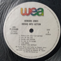 HOWARD JONES DREAM INTO ACTION★ 国内盤帯付★アナログ盤 [7231RP_画像4