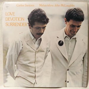 SANTANA & JOHN McLAUGHLIN LOVE DEVOTION SURRENDER ★ 見開きジャケット仕様 US盤 ★ 1973年リリース アナログ盤 [8769RP