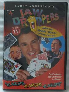 DVD LARRY ANDERSON JAW DROPPERS CARDS★マジック 手品 [661S