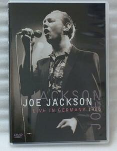 DVD JOE JACKSON LIVE IN GERMANY 1980★[296S