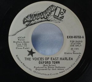 THE VOICE OF EAST HARLEM OXFORD TOWN ★1971 US PROMO[1782EP