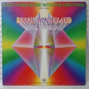 ★★EARTH WIND & FIRE with EMOTIONS BOOGIE WONDERLAND ★国内盤 12インチ アナログ[849KP