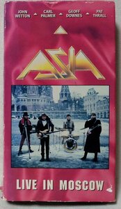 VHS 映画 エイジア ASIA LIVE IN MOSCOW★ モスクワ ライブ収録★ビデオ [7330CDN