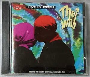THE WHO LIVE IN ESSSEN★1981年ライブ音源★CD [1493CDN