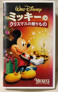 VHS Mickey. Рождество. .. было использовано * японский язык дуть . изменение версия * Disney * видео [7384CDN