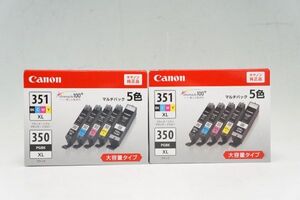 【未開封品】 キャノン 純正 インクカートリッジ BCI-351XL+350XL/5MP 大容量 5色マルチパック 2点セット 000V699