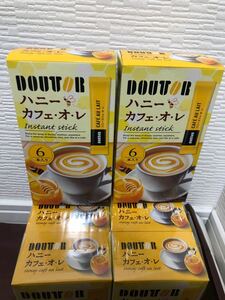 ドトールコーヒー ハニーカフェ・オ・レ インスタントスティック ×5箱 インスタント(スティック)