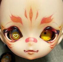 ハルモニアブルーム メイクカスタムヘッド(おまけアイ2種付き)(難あり)blooming doll(Head)_画像10