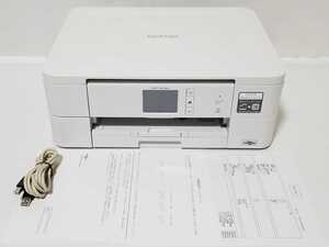 総印刷枚数701枚 美品 全額返金保証付 brother インクジェットプリンター インクジェット複合機 DCP-J572N