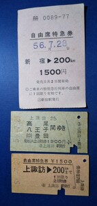 国鉄 切符 硬券