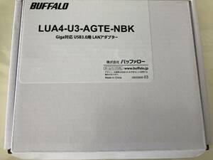 BUFFALO 有線LANアダプター LUA4-U3-AGTE-NBK ブラック Giga USB3.0対応 簡易パッケージ 日本メーカー 【Nintendo Switch動作確認済み】
