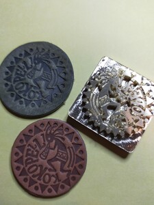 真鍮製ココペリ刻印