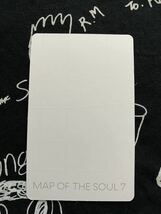 【即決】BTS　「MAP OF THE SOUL 7」トレカ　RM　ラップモンスター　ナムジュン　公式　自引き　正規品　防弾少年団_画像2