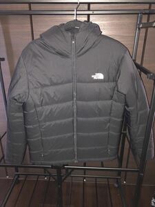 美品　THE NORTH FACE ノースフェイス　リバーシブル　エニータイムインサーレーテッドフーディ　ブラック　黒　L 検ダウン　ヌプシ