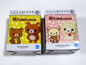nanoblock ナノブロック リラックマ コリラックマ RILAKKUMA KORILAKKUMA CN-23 CN-24