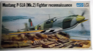 FROG/1/72/イギリス空軍ムスタングP-51A(Mk.II)偵察戦闘機/未組立品、