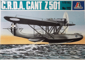 イタレリ/1/72/イタリア空軍C.R.D.A.CANT Z501飛行艇/未組立品