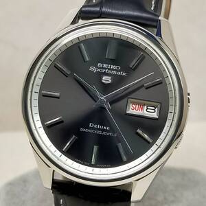 セイコー SEIKO Sportsmatic 5 Deluxe 25J 7619-9000 オーバーホール済み