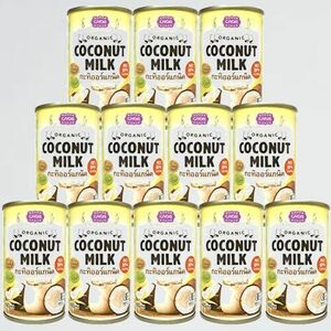 新品 未使用 有機JAS認定 チブギス 6-7T In Thailand ココナッツミルク (便利な使い切りタイプ) 160ml x 12缶 お得に箱買い