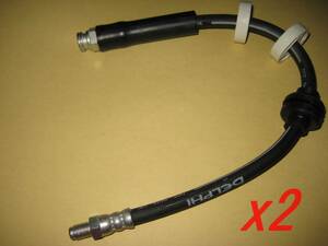  new goods! DELPHI company manufactured Fiat Barchetta Punto Lancia Epsilon front brake hose 2 ps 71736968 after market goods 