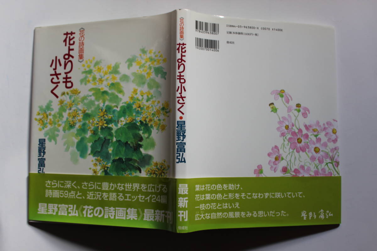 colección de poemas y pinturas sobre flores, más pequeño que una flor, por Tomihiro Hoshino, kaiseisha, Cuadro, Libro de arte, Recopilación, otros
