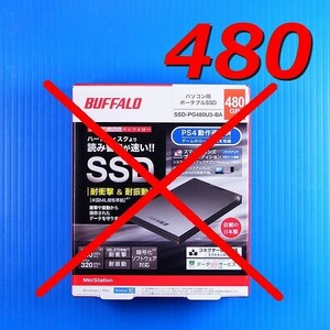 【USB3.0 SSD 480GB】BUFFALO SSD-PG480U3-BA