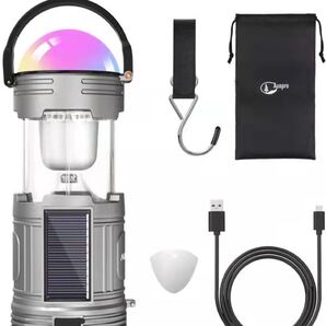 値引き LEDランタン USB充電式 乾電池 ソーラー スマホ充電可 テント アウトドア