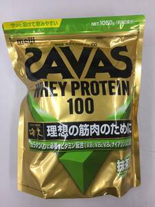 ☆SAVAS【ホエイプロテイン100 抹茶風味 】 1050g袋 / 1袋☆