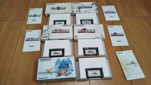 ゲームボーイアドバンス GBA ファイナルファンタジー アドバンス 1&2 4 5 6 タクティクス 5作セット 動作確認済 FF3 FF4 FF5 FF6
