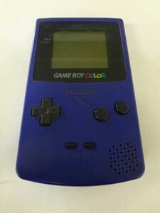 GB21-067 ジャンク扱い ニンテンドー ゲームボーイ GB カラー 本体 パープル 紫 動作未確認 アクセサリー レトロ ゲーム パーツ