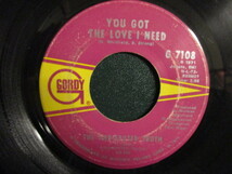 The Undisputed Truth ： You Got The Love I Need 7'' / 45s (( 70's Soul )) c/w Smiling Faces Sometimes // 落札5点で送料無料_画像1