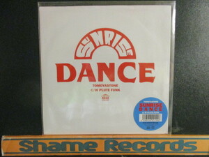 Tomoyastone 竹内朋康 ： Sunrise Dance 7'' / 45s ★ 日本の現行Funk / Banbarra - Shack Up 使用 / Super Butter Dog ☆