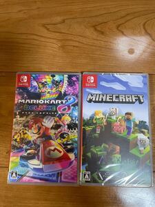 2本セット マリオカート8デラックス マインクラフト Minecraft 新品未開封 Nintendo Switch