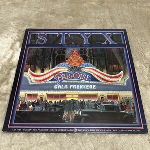 【国内盤】STYX Paradise Theater スティックス パラダイスシアター / LP レコード / AMP28022 / ライナー有 / 洋楽ロック /